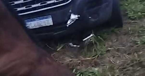 Acidente inusitado em Batuque!