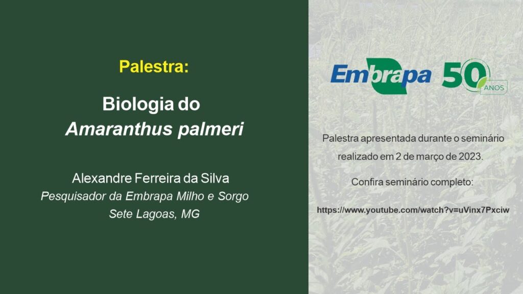 biologia do amaranthus palmeri alexandre ferreira da silva
