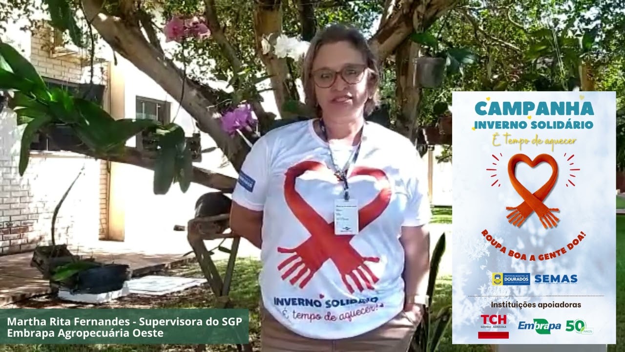 Campanha Inverno Solidário – Convite: Martha Rita Fernandes