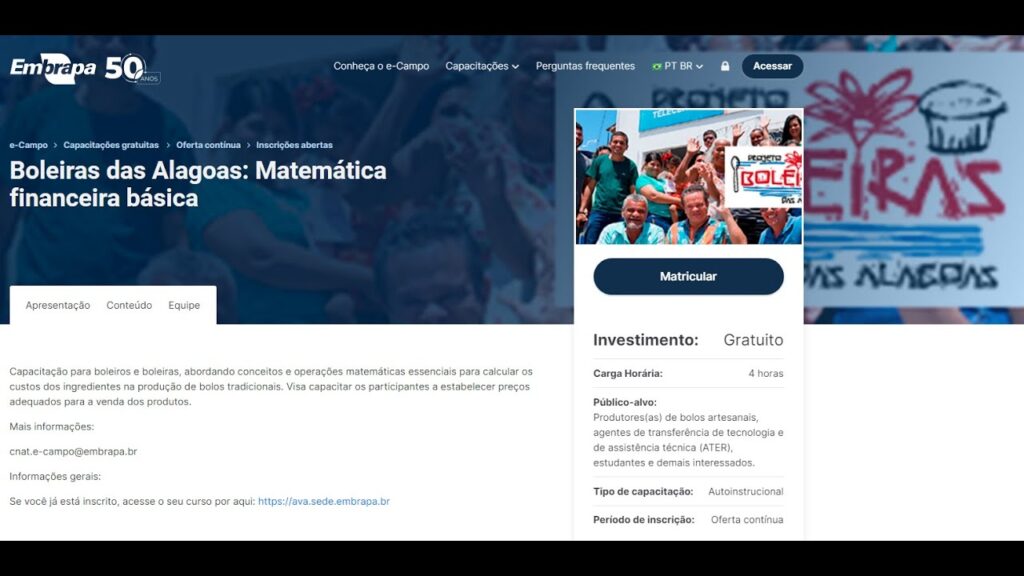 passo a passo para obtencao de certificado curso boleiras das alagoas