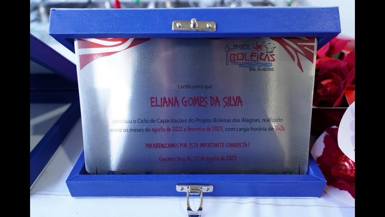 projeto boleiras cerimonia de formatura