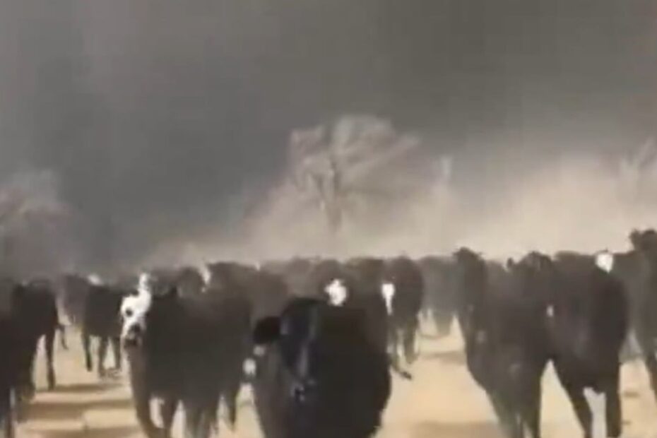 Incêndio colossal ameaça uma das principais áreas de criação de gado dos EUA
