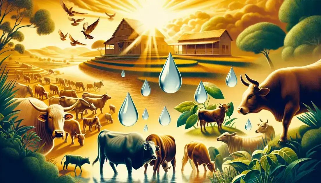 consumo de água em bovinos