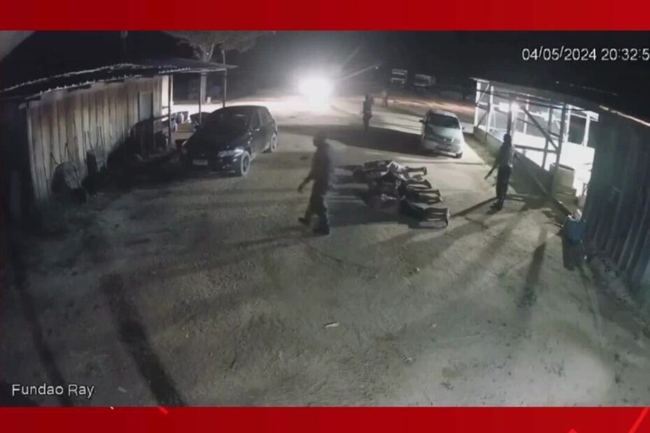VÍDEO: grupo rende funcionários de fazenda e rouba quatro veículos em MT | Mato Grosso