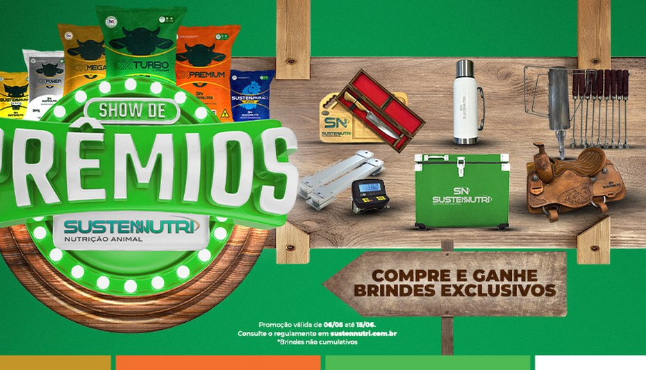 Campanha Show de Prêmios Sustennutri Especial Rondônia Rural Show | Especial Publicitário - Rovema Veículos