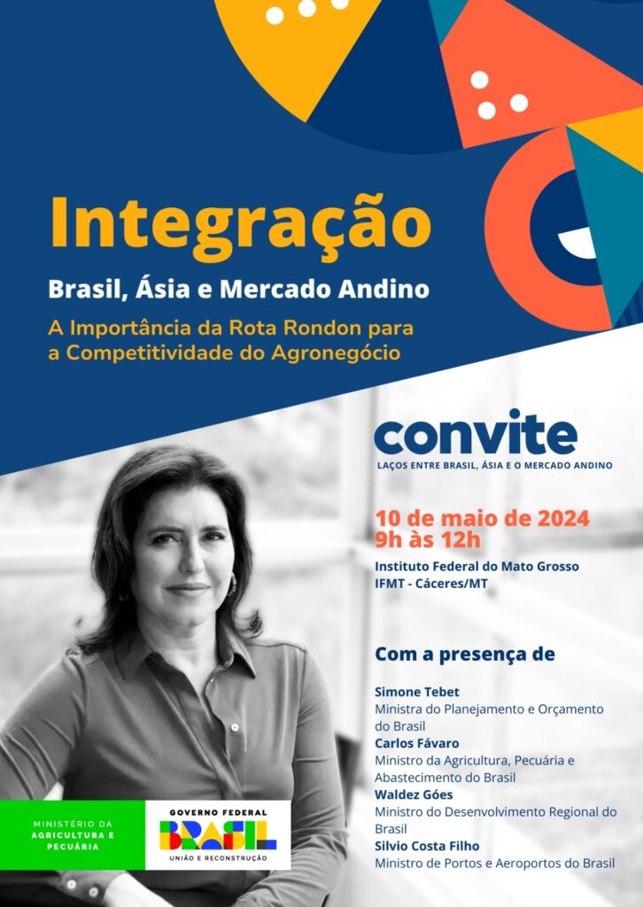 4 Ministros de Estado e Autoridades Nacionais e Internacionais chegam a Cceres para apresentar Rota Estratgica para o Agronegcio