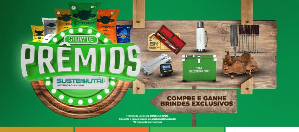 Ganhe prêmios incríveis na Campanha Sustennutri no Rondônia Rural Show 2 Campanha Show de Prêmios Sustennutri Especial Rondônia Rural Show | Especial Publicitário - Rovema Veículos