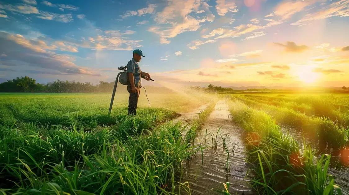 O Segredo da Irrigação Eficiente: Como Economizar Água e Maximizar o Crescimento do Capim O Segredo da Irrigação Eficiente: Como Economizar Água e Maximizar o Crescimento do Capim