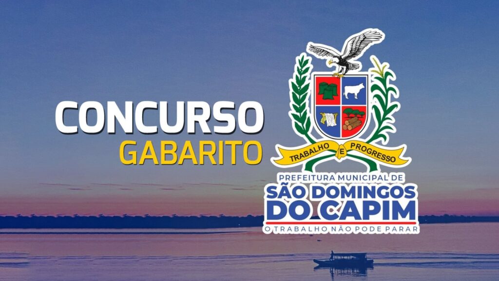 Gabarito São Domingos do Capim-PA 2024 sai pelo IVIN