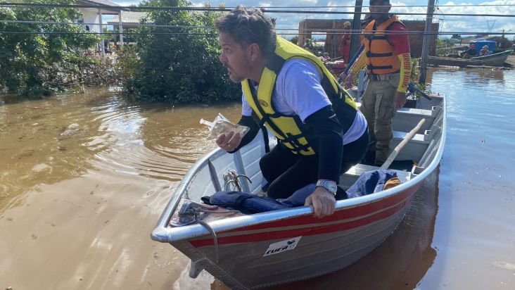 Cavalo Caramelo recebe microchip para identificacao no Rio Grande do