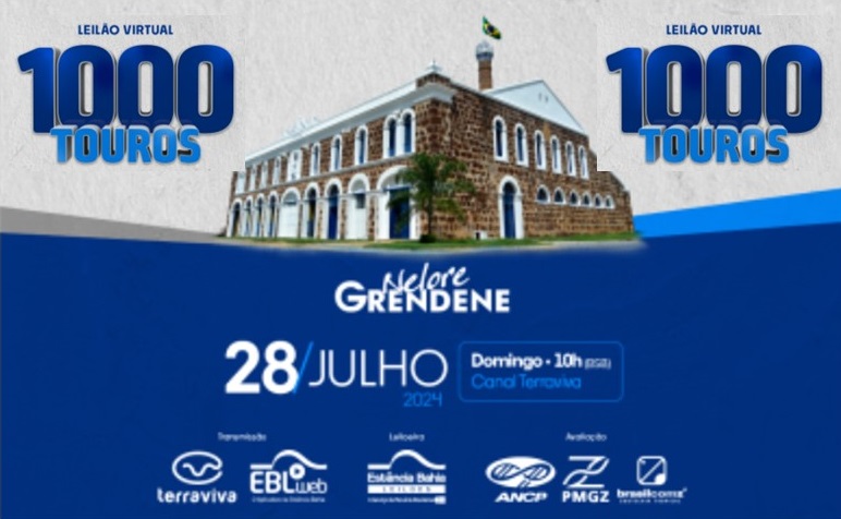 PECUÁRIA - 13ª Edição do Leilão de Touros Nelore Grendene será 100% virtual