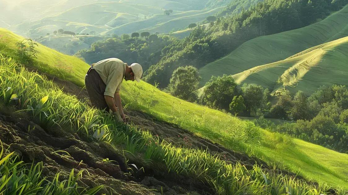 Por que a formação de pastagem em morro é um desafio?