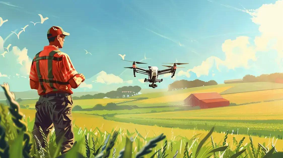 Benefícios de Usar Drones na Agricultura