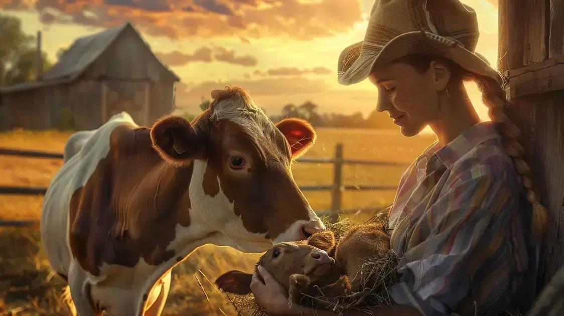 Cuidados com a Vaca e o Bezerro Após o Parto Cuidados com a Vaca e o Bezerro Após o Parto