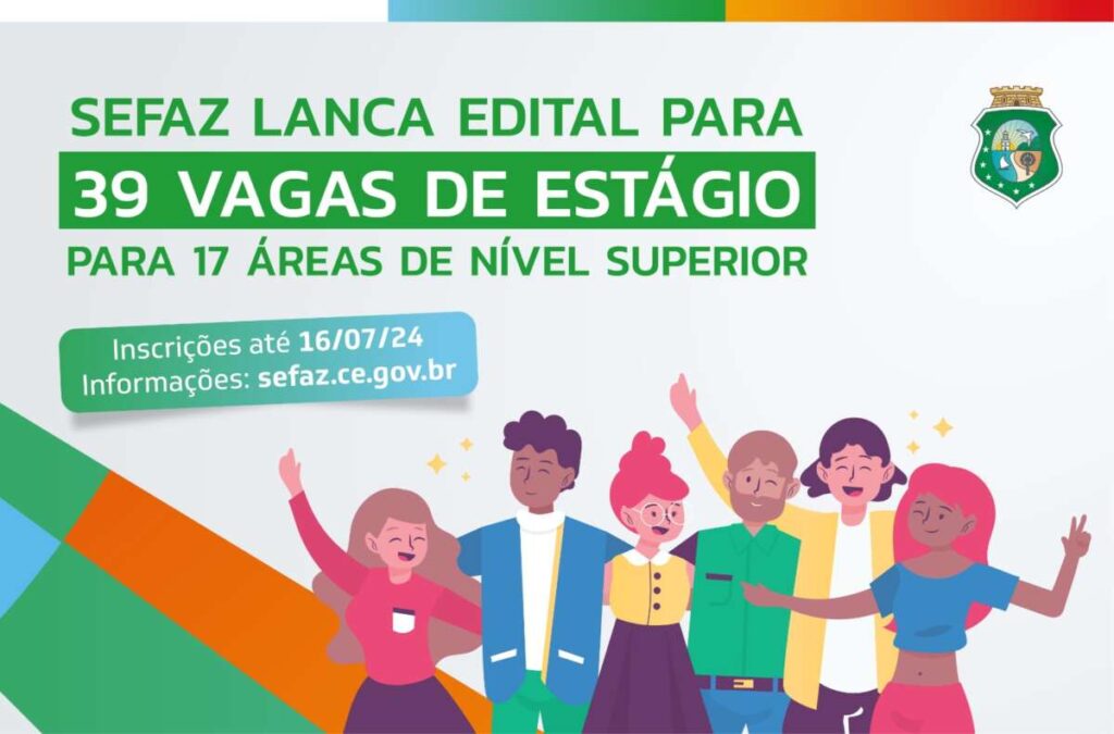 Secretaria da Fazenda abre edital para seleção de estagiários de diversos cursos