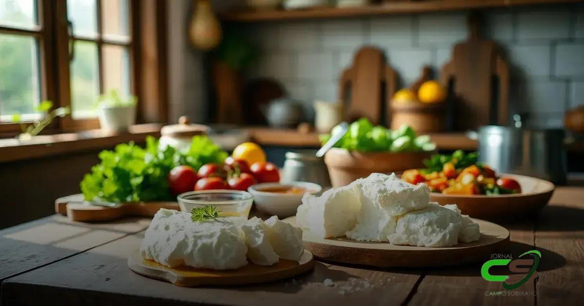 Armazenamento e conservação do queijo de ricota