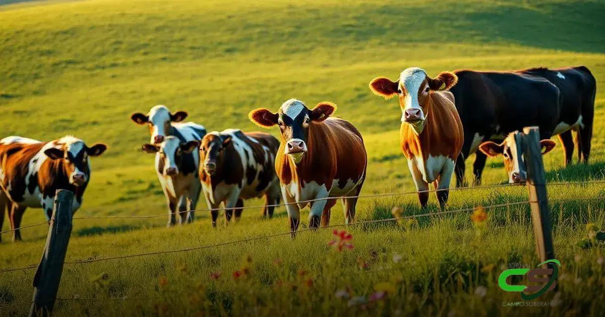 Cor de vaca e manejo animal