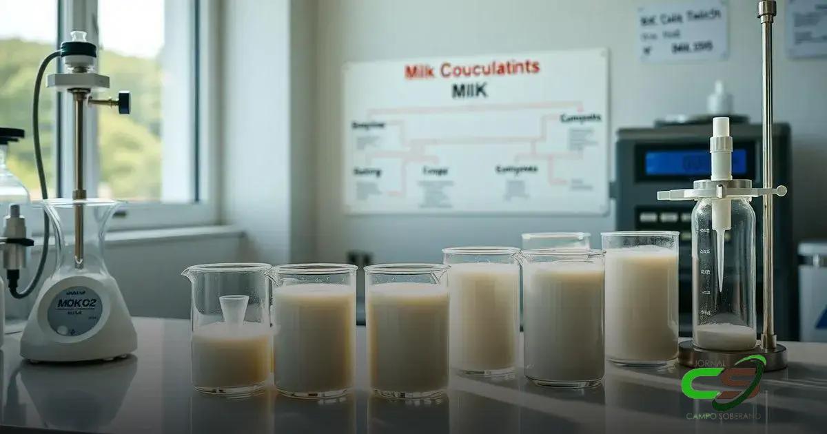 Enzimas e coagulantes utilizados