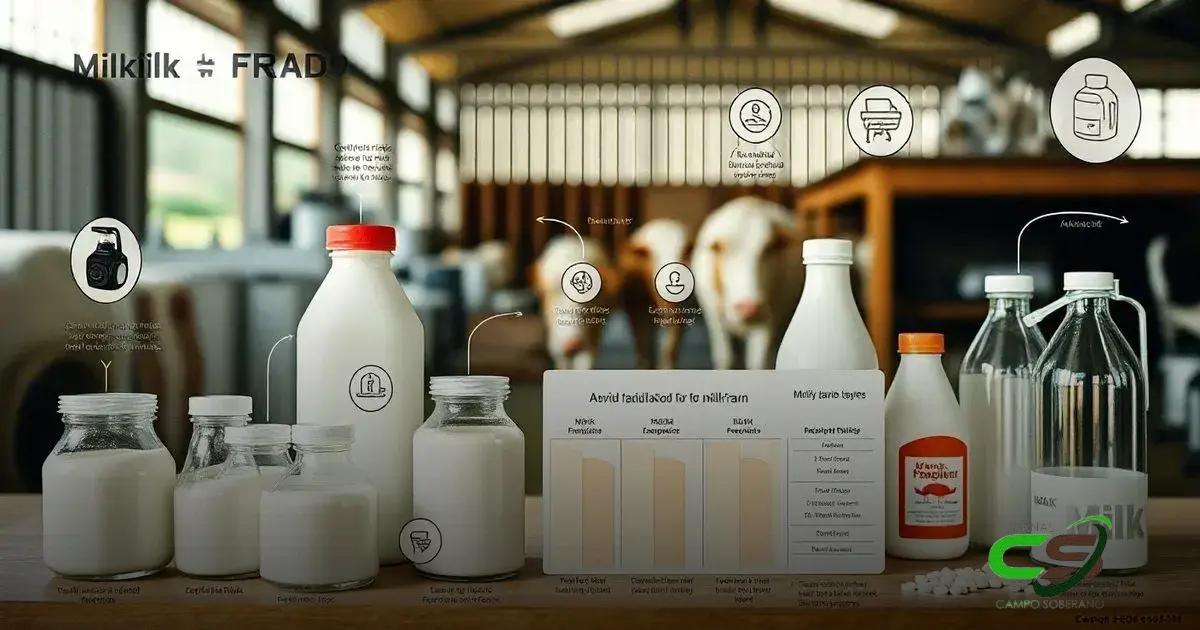 Métodos de detecção de fraudes no leite