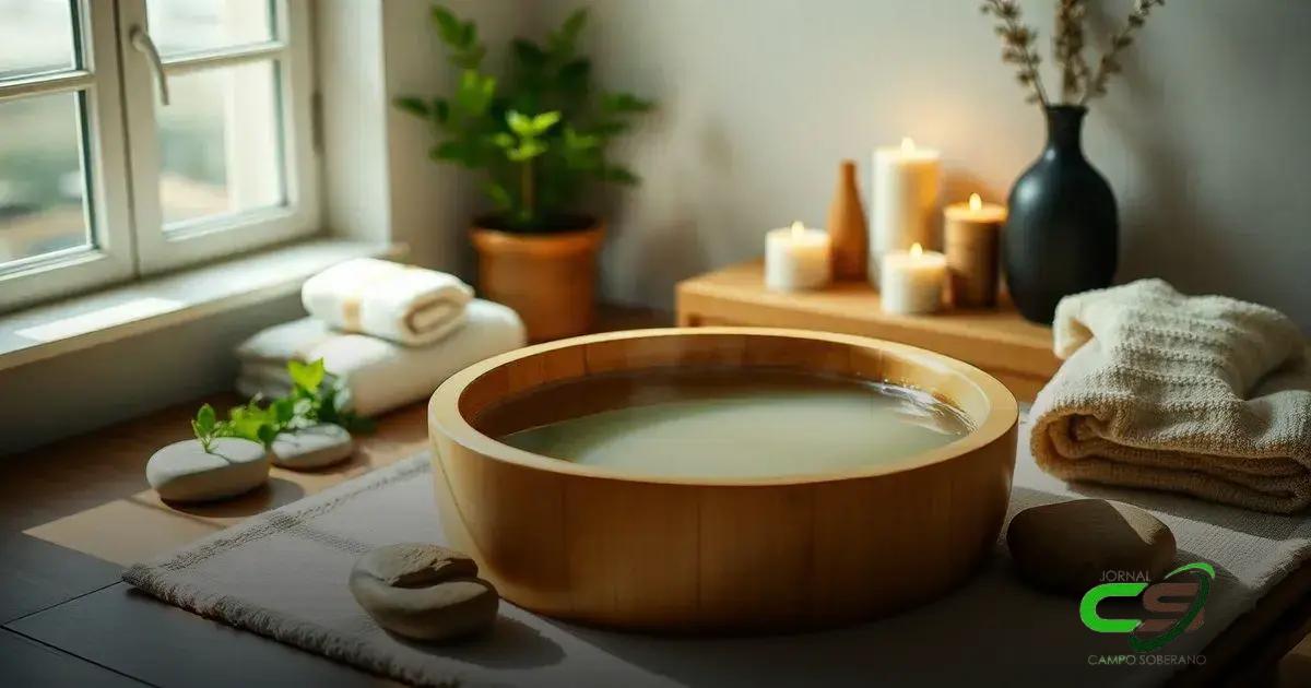 Pedilúvio e a Redução do Estresse