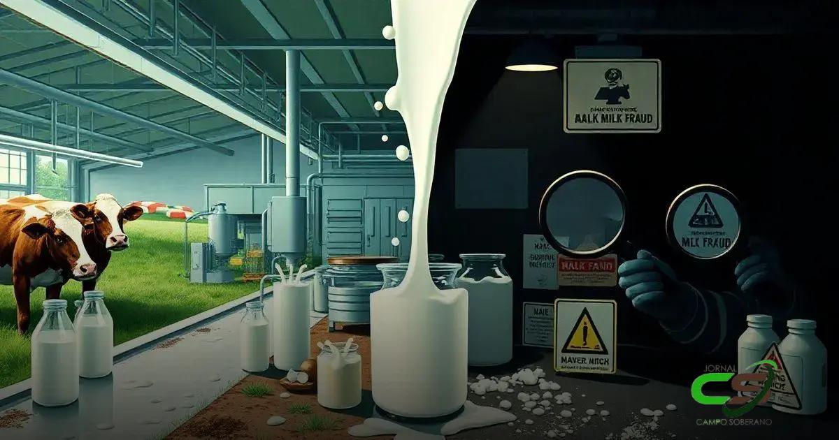 Principais tipos de fraude em leite