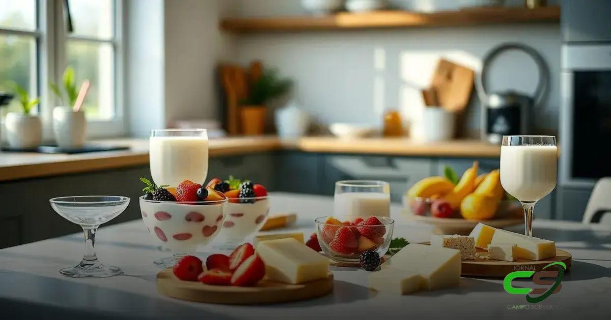 Receitas ricas em proteína do leite