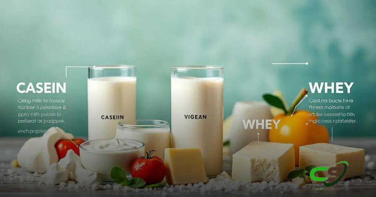 Tipos de proteínas presentes no leite