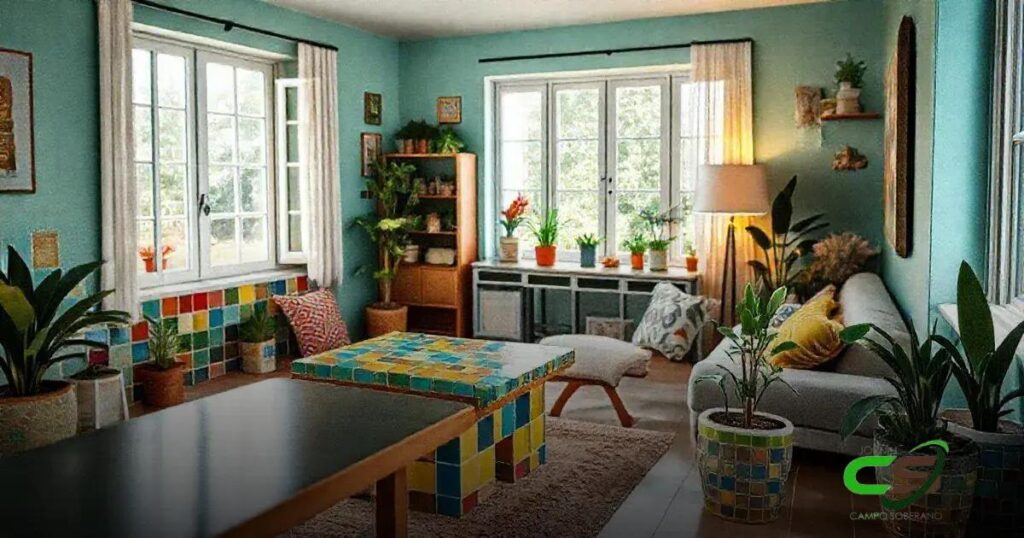 8 Maneiras Criativas de Usar Quadradinho Colorido na Decoração