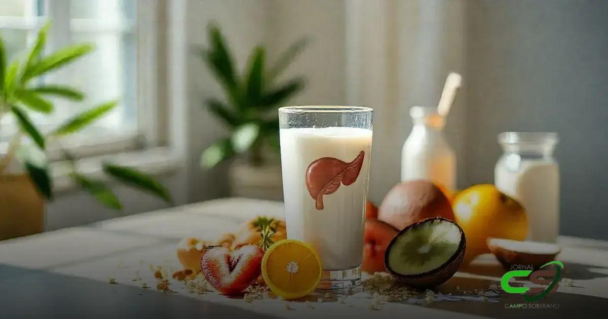Alternativas ao leite para a saúde do fígado