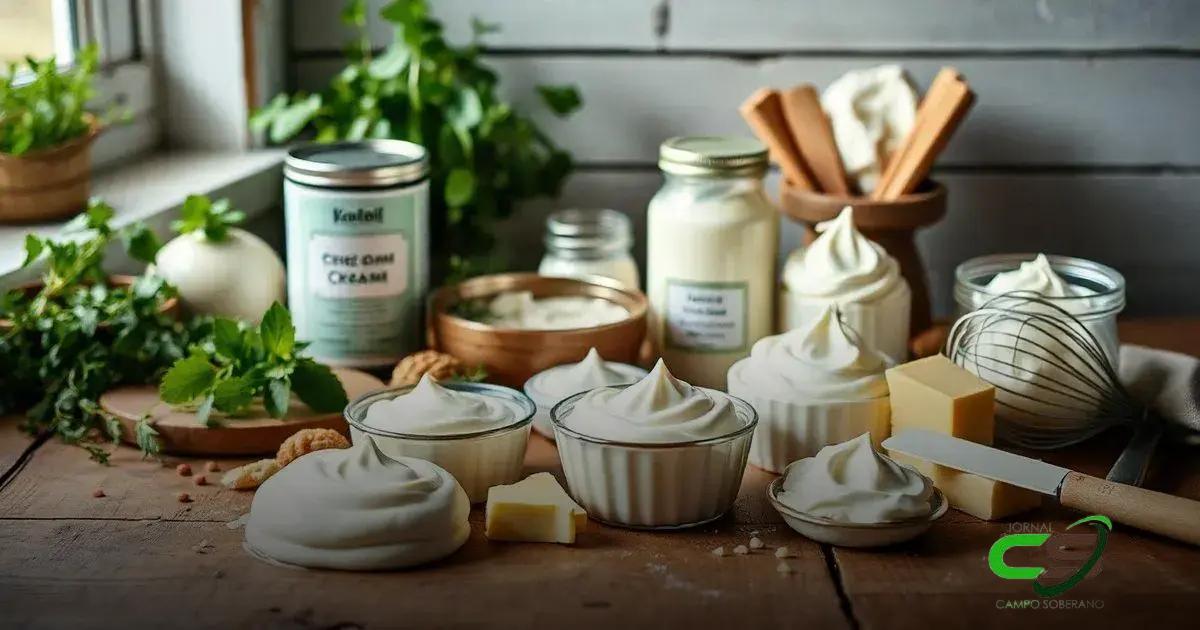 Armazenamento e validade do creme de leite