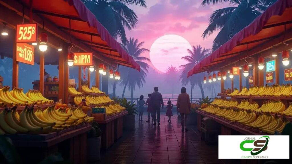 Banana preço: Descubra o que afeta o valor desse alimento popular