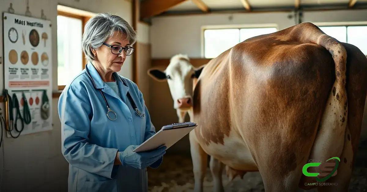 Causas da mastite em vacas