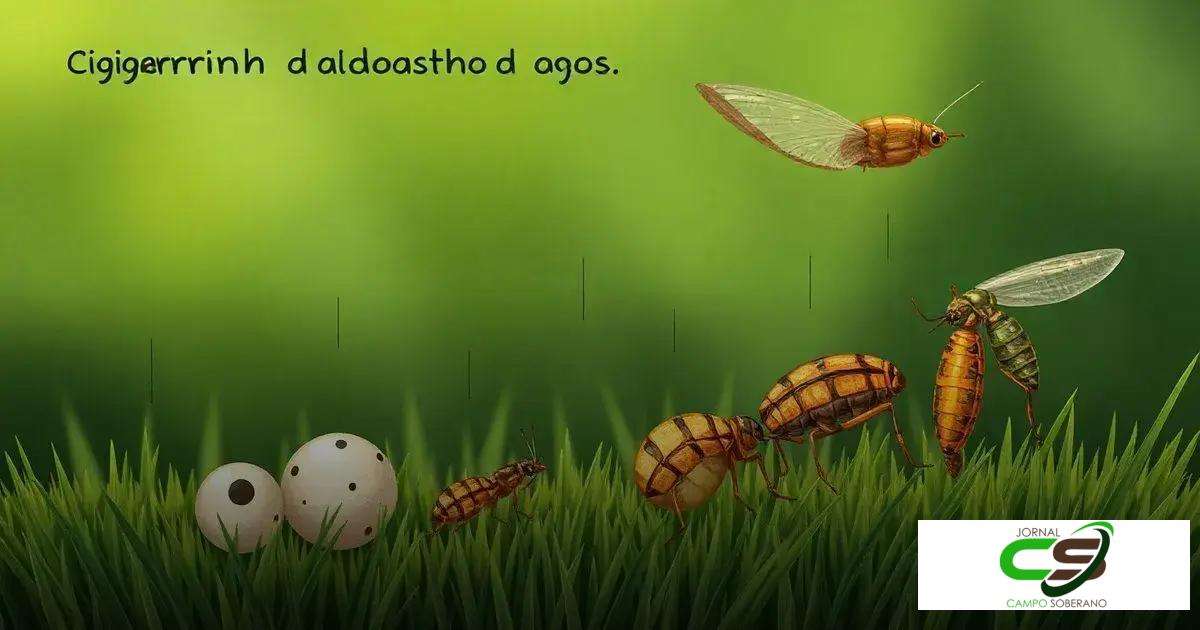 Ciclo de vida da cigarrinha da pastagem