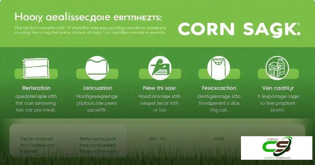 Como escolher a saca de milho ideal
