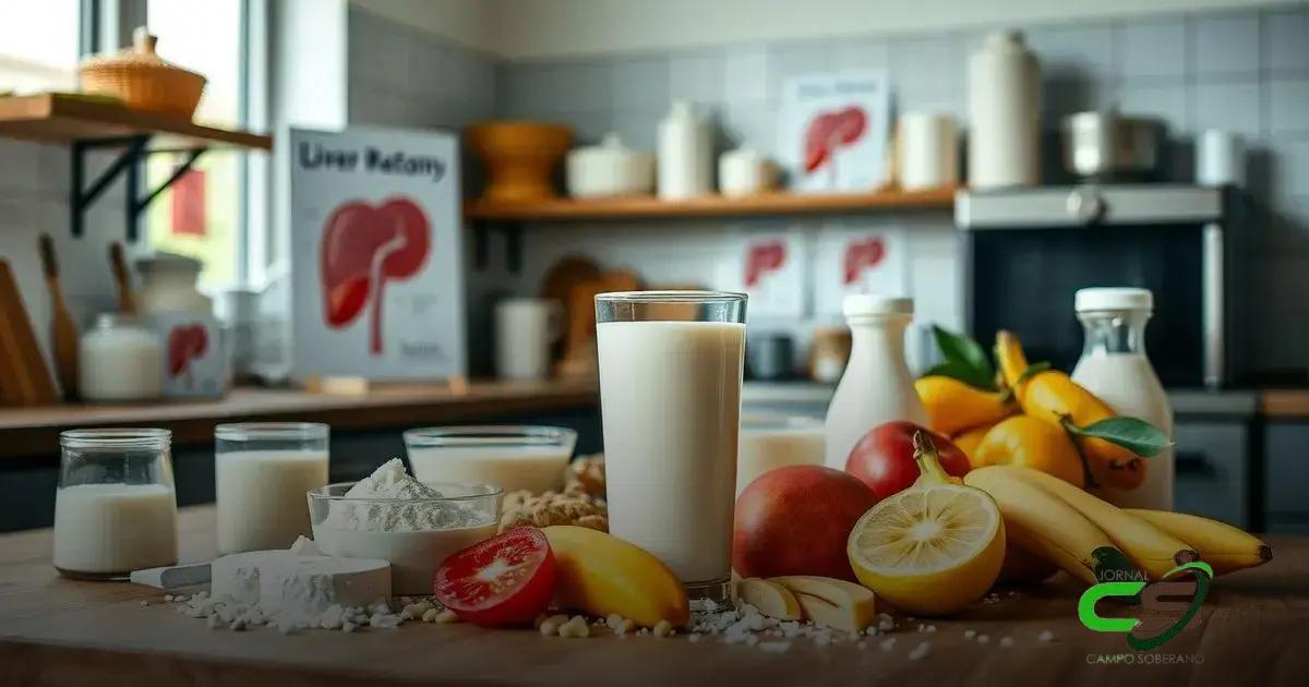 Conclusão sobre leite e fígado