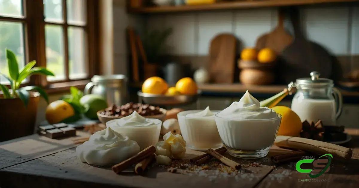 Diferença entre creme de leite e nata