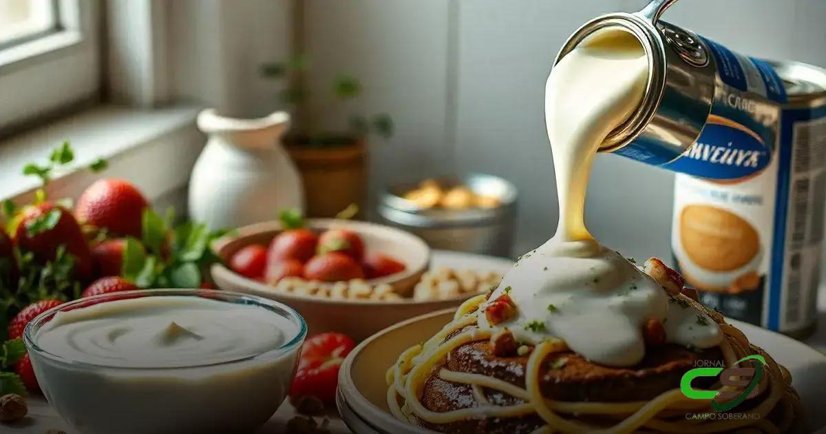 Diferença entre creme de leite fresco e de lata