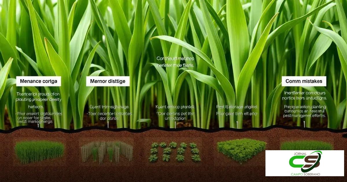 Erros comuns ao plantar sorgo