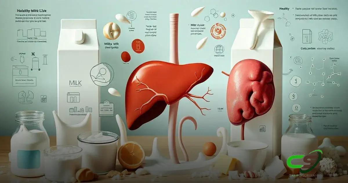 Estudos sobre leite e fígado