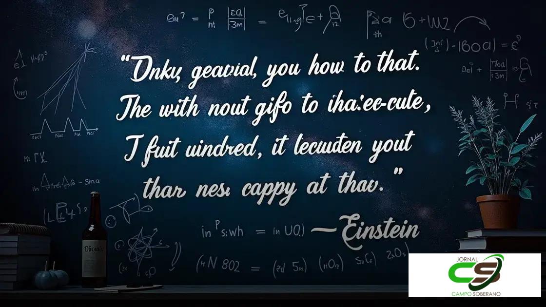 Frase do Einstein: Reflexões Profundas que Transformam Vidas