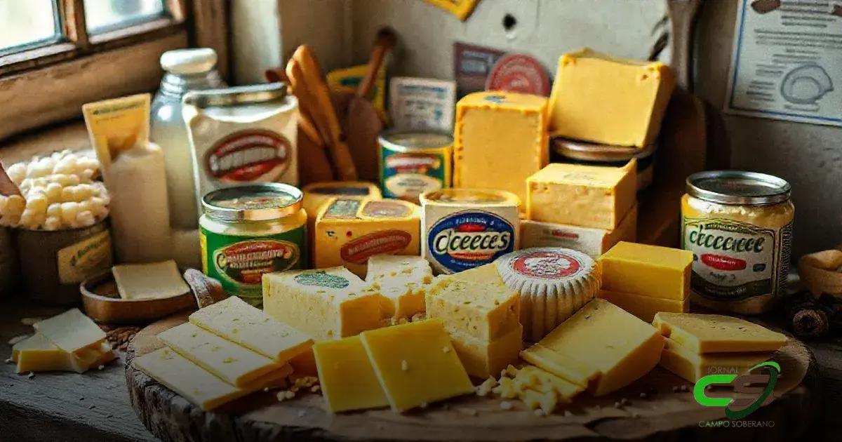 História dos queijos processados