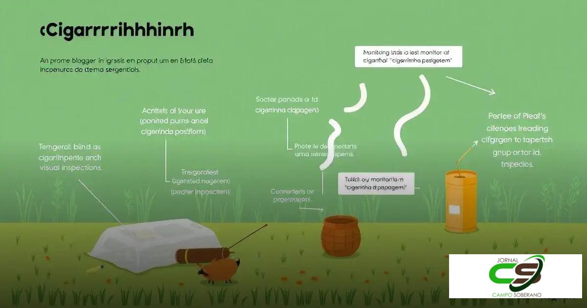 Importância do monitoramento da cigarrinha da pastagem