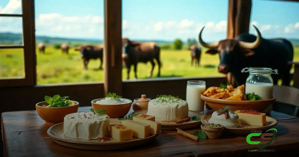 Leite de búfala na culinária brasileira