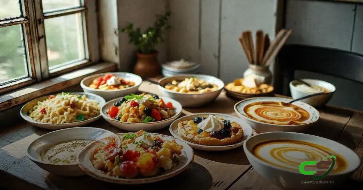 Receitas populares com creme de leite