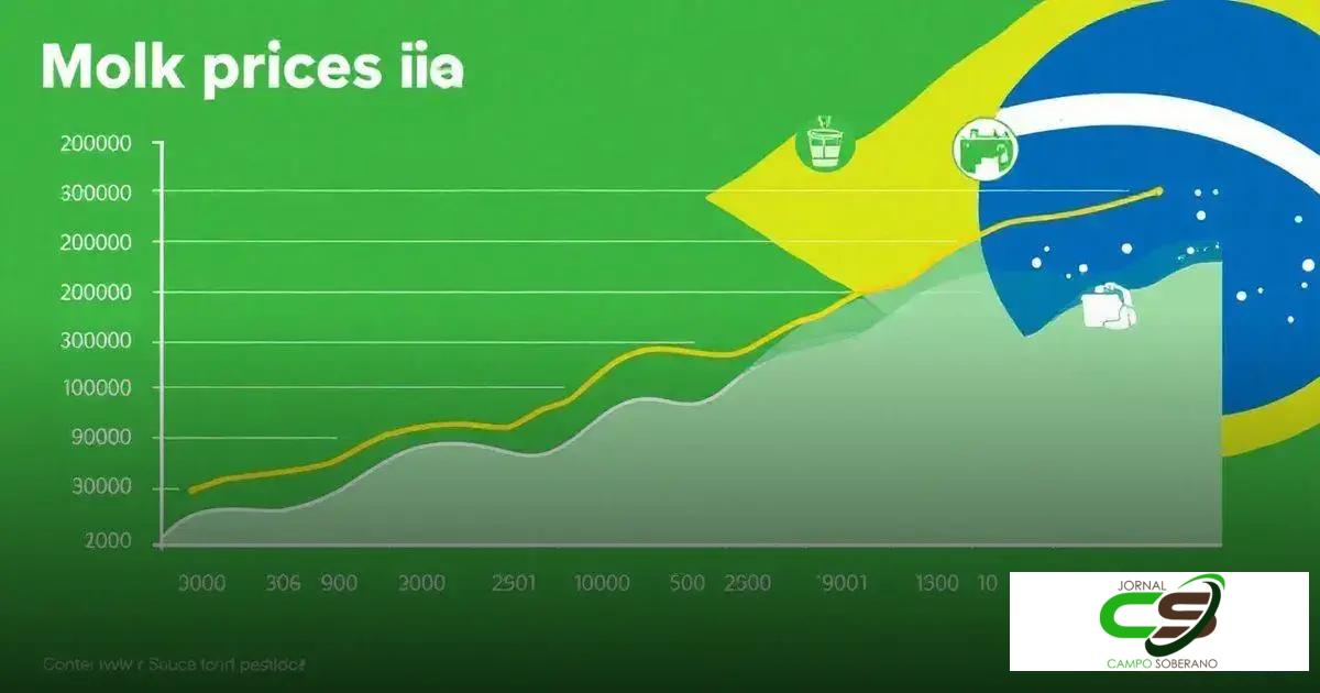 Tendências de preço do leite no Brasil Tendências de preço do leite no Brasil