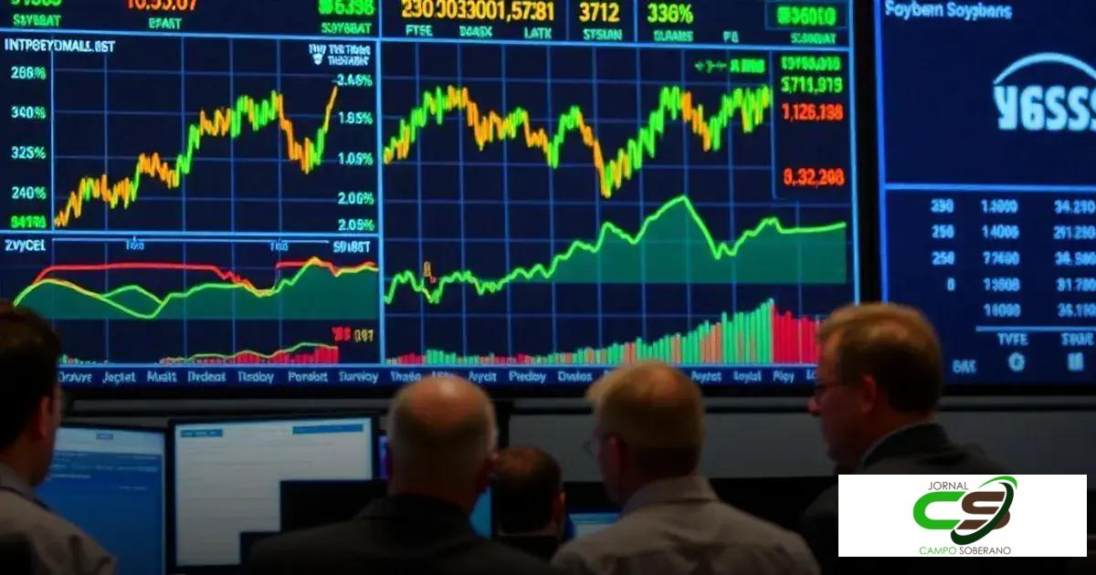 Tendências de preços da soja em Chicago Tendências de preços da soja em Chicago