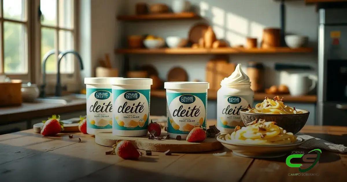 Tipos de Creme de Leite