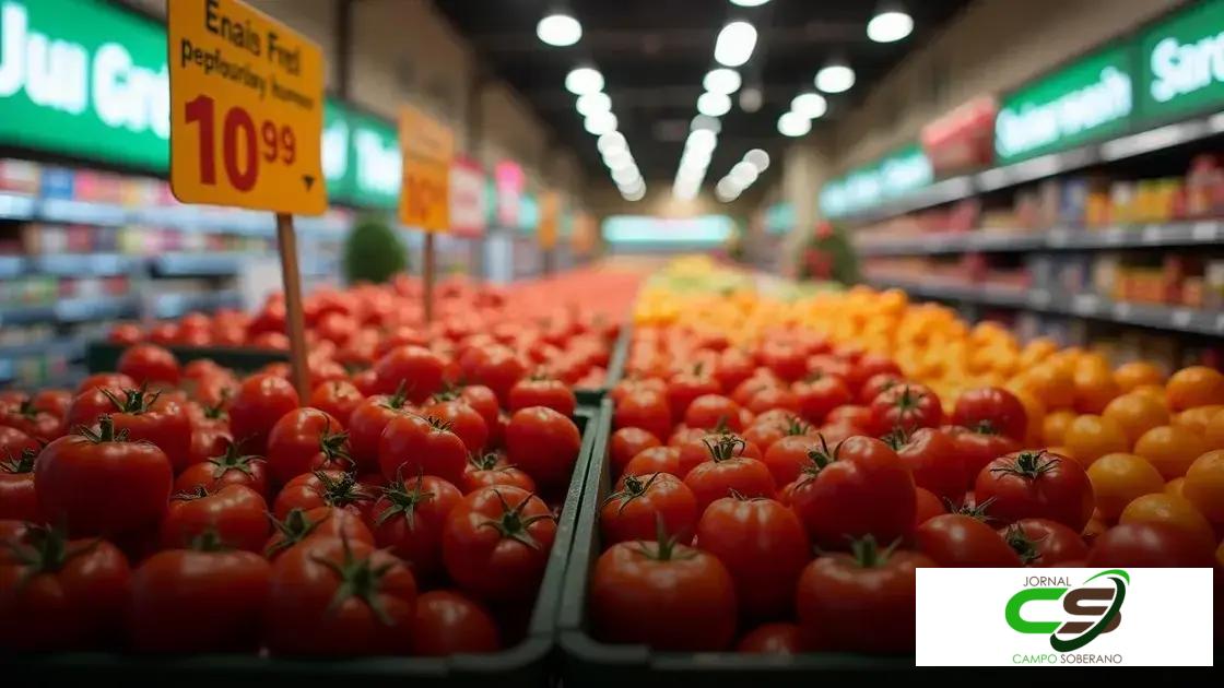 Tomate preço hoje: Descubra o valor e dicas para economizar