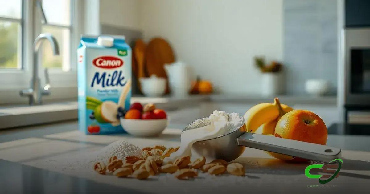 Valor nutricional do leite em pó Valor nutricional do leite em pó