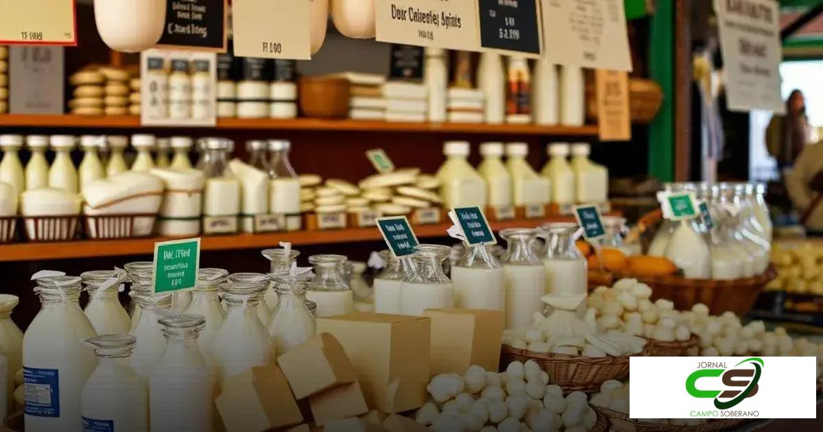 Variações sazonais no preço do leite